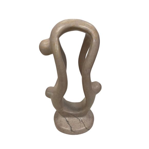 Soapstone Sculpture from Kenya Helping Hands 5.5"T x 3"W - Picture 3 of 8